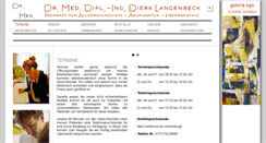 Desktop Screenshot of dr.langenbeck.de